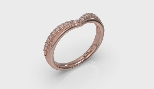 Double Chevron Contoured Band