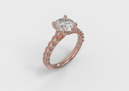 Modern Vintage Engagement Ring