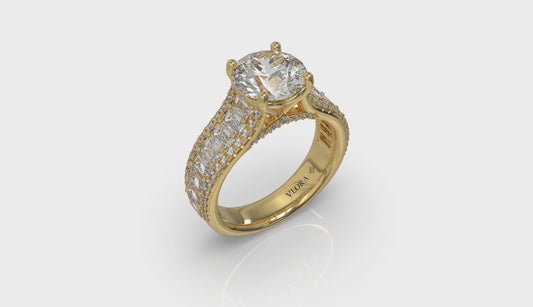 Opulence Oval Engagement Ring