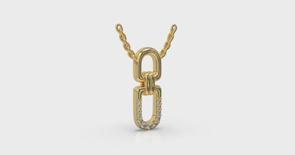 Silhouette Link Necklace