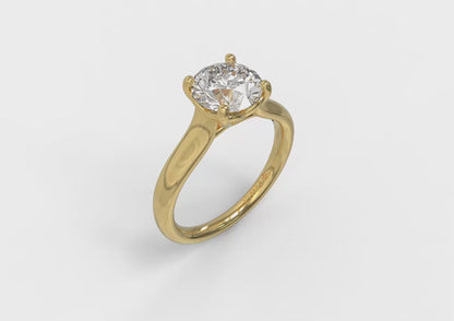 Classic Cathedral Solitaire Engagement Ring