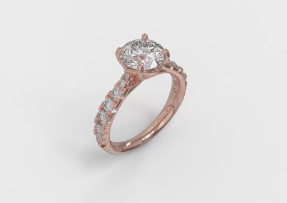 Matching Band for Bold Classic Engagement Ring