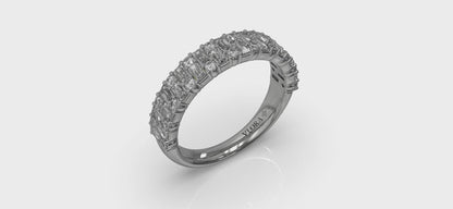 Multi Baguette and Round Diamond Ring