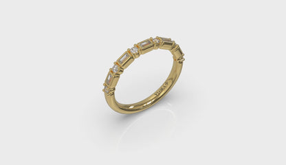 Brilliant Baguette Stackable Band