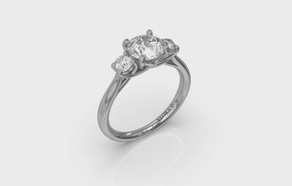 Timeless Trio Three Stone Engagement Ring