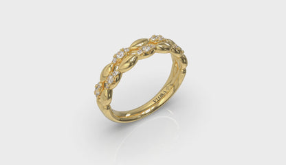 Diamond Marquise Link Band