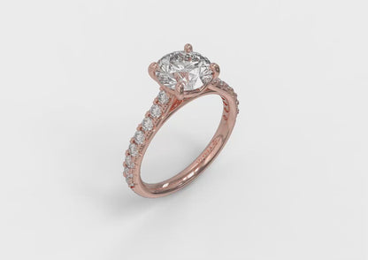 Classic Cathedral Engagement Ring