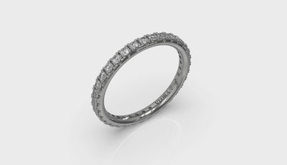 Slim Pave Eternity Ring