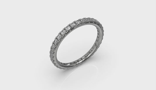 Slim Pave Eternity Ring