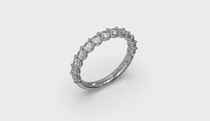 Premier Round Diamond Band