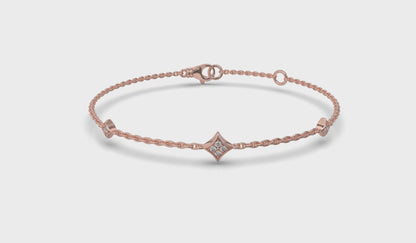 Diamond Multi Vlora Star Bracelet