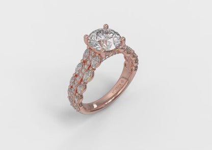 Matching Band for Harmony Engagement Ring