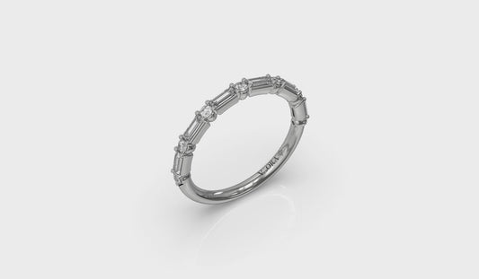 Matching Band for Extravagant Round Engagement Ring