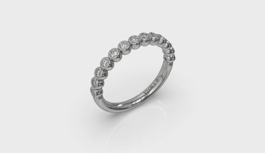 Bezel-Set Stackable Band