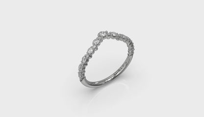 Chevron Contoured Band