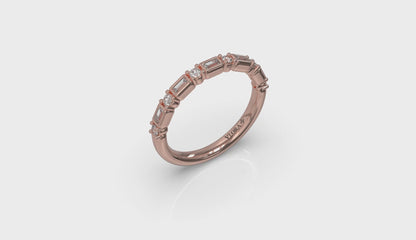 Brilliant Baguette Stackable Band