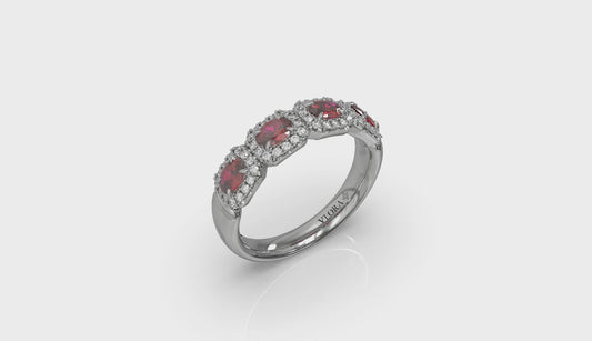 Diamond and Ruby Statement Ring