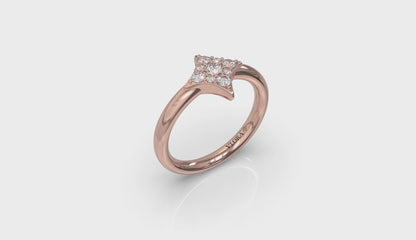 Diamond Cluster Vlora Star Ring