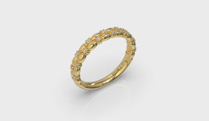 Diamond Oval Band