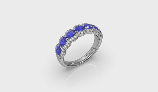 Diamond and Sapphire Statement Ring