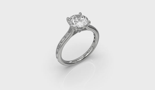 Brilliant Waterfall Engagement Ring