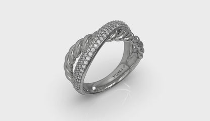 Twist Crossed Ring