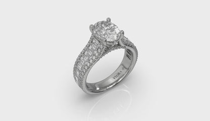 Opulence Oval Engagement Ring