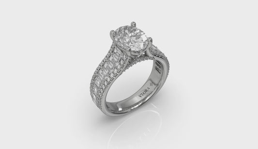 Opulence Oval Engagement Ring