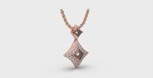 Diamond Vlora Star Pendant Necklace