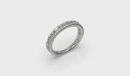 Baguette Dual Stackable Band
