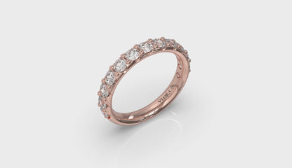 Round Diamond Prong Set Band