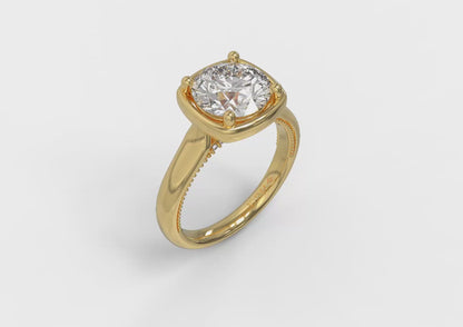 Matching Band for Frame Engagement Ring