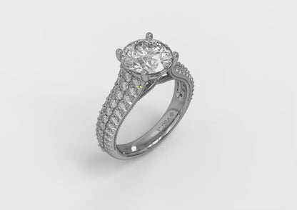 Ravishing Round Engagement Ring