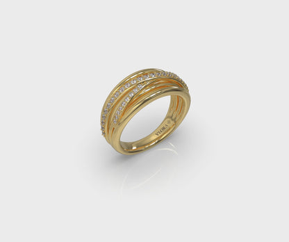 Diamond Twist Ring