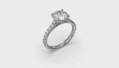 Classic Cathedral Engagement Ring