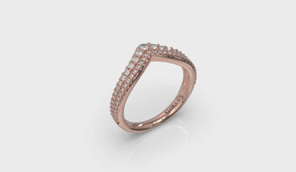 Double Chevron Contoured Band