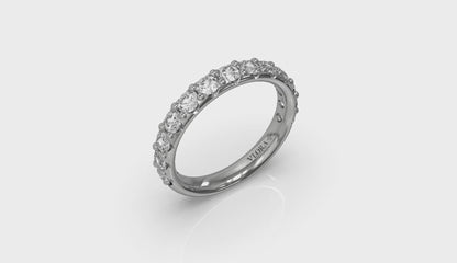 Round Diamond Prong Set Band
