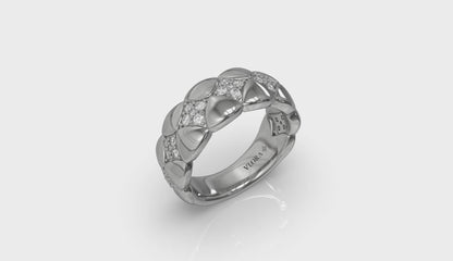 Diamond Tufted Vlora Star Ring
