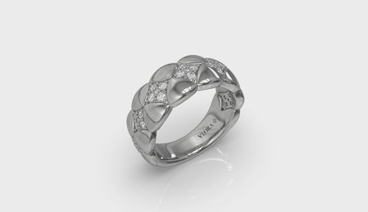 Diamond Tufted Vlora Star Ring