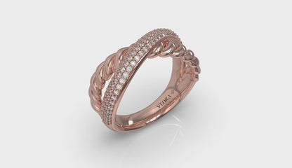 Twist Crossed Ring