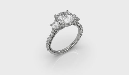 Classic Trio Three Stone Engagement Ring