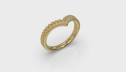 Beaded Contoured Band
