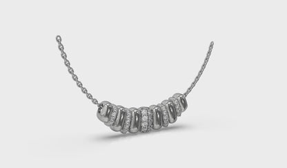 Beaded Line Necklace