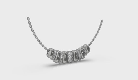 Beaded Line Necklace