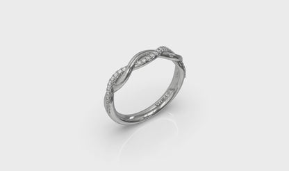 Entwined Stackable Band