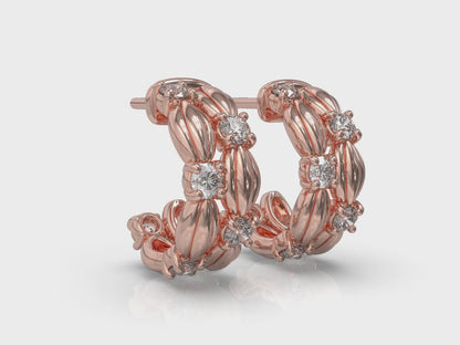 Cascade Hoop Earrings