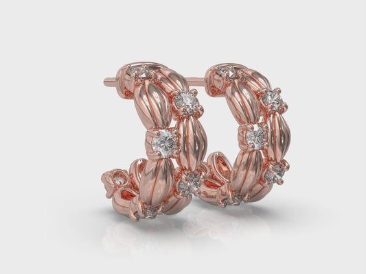 Cascade Hoop Earrings