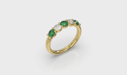 Emerald and Diamond Band