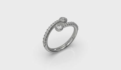 Diamond Double Wrap Ring