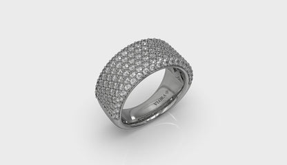 Diamond Multi-Row Statement Ring